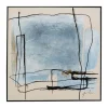 Abstract schilderij beige blauw - Kare Design Dust Blue