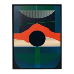 Abstract schilderij zonondergang - Kare Design Sunset
