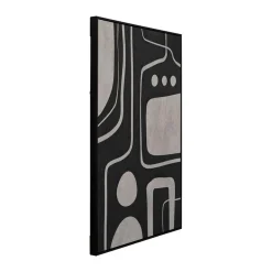 Abstract schilderij zwart wit - Kare Design Artistic Blacky