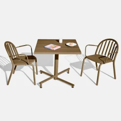 Aluminium design tuinstoel met armleuning - Fatboy Freds Armchair