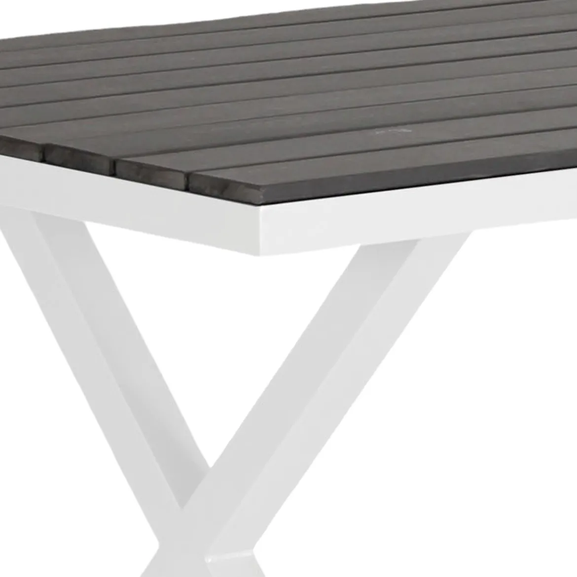 Aluminium tuinset 6 persoons - Brafab Leone Set