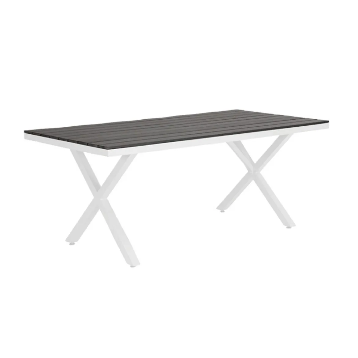 Aluminium tuinset 6 persoons - Brafab Leone Set