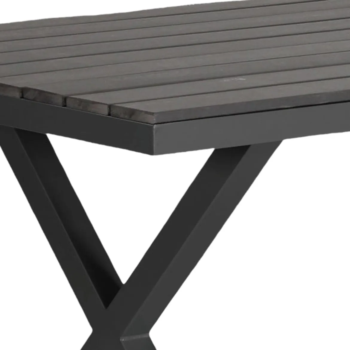 Aluminium tuinset 6 persoons - Brafab Leone Set