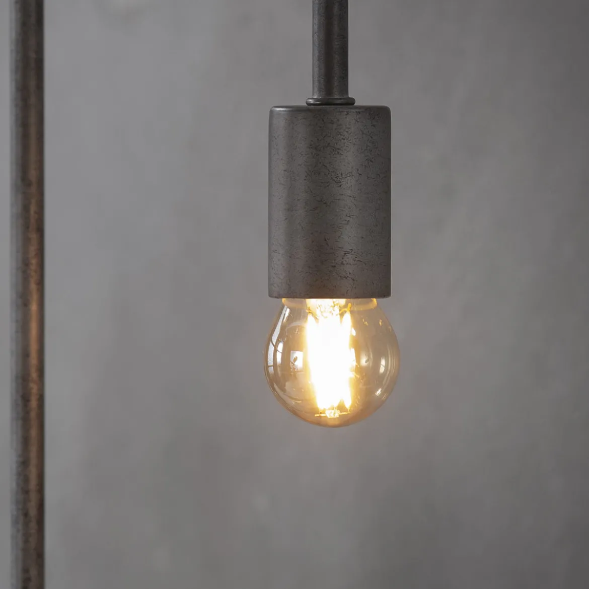 Amberkleurige LED filament bol - Santa Rustiek G45