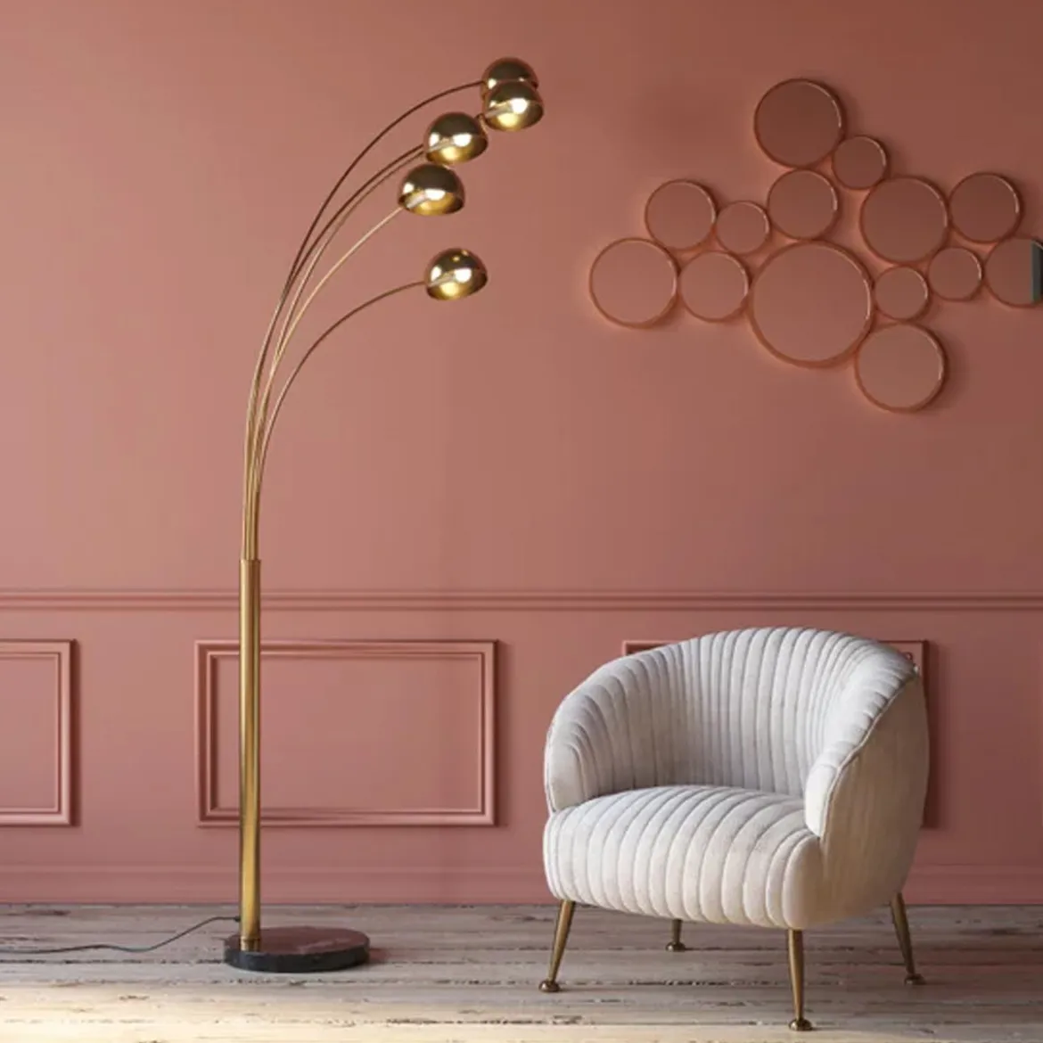 5-armige vloerlamp - Kare Design Five Fingers