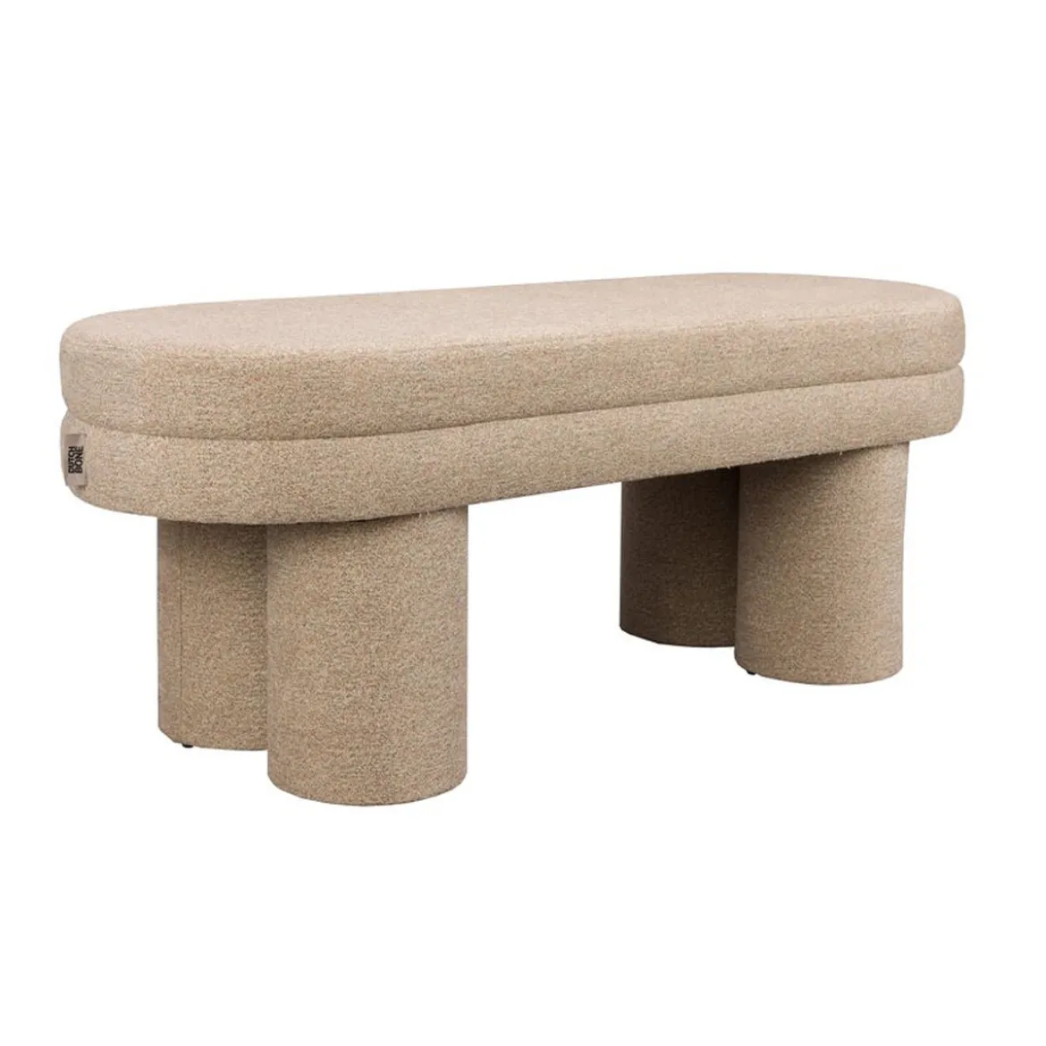 Bankje boucle stof - Dutchbone Fern