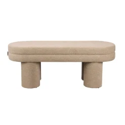 Bankje boucle stof - Dutchbone Fern