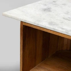 Barmeubel mangohout met marmer - Kare Design Grace