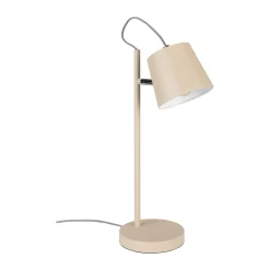 Beige bureaulamp van metaal - Zuiver Buckle