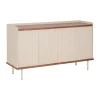 Beige dressoir met ribbels - Bodio Kaze
