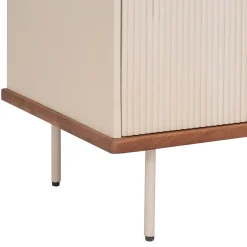 Beige dressoir met ribbels - Bodio Kaze