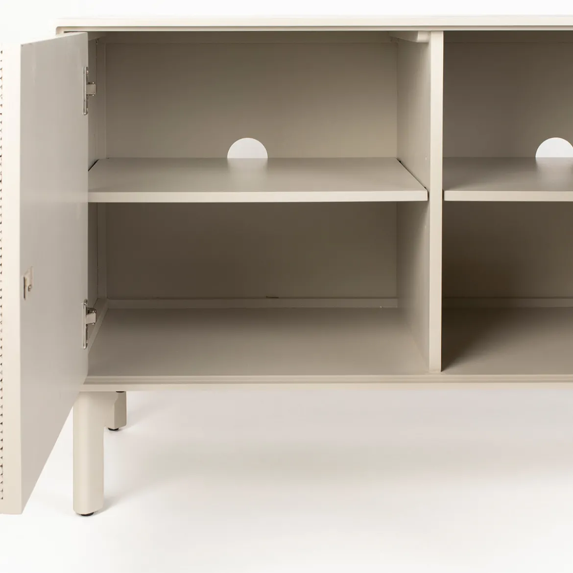 Beige dressoir met ribbels - Zuiver Morning