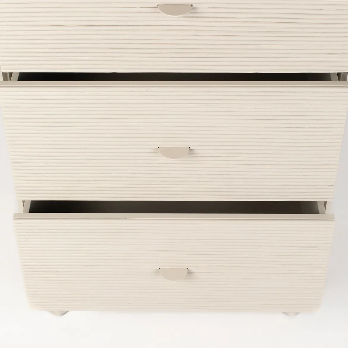 Beige ladenkast met ribbels - Zuiver Morning