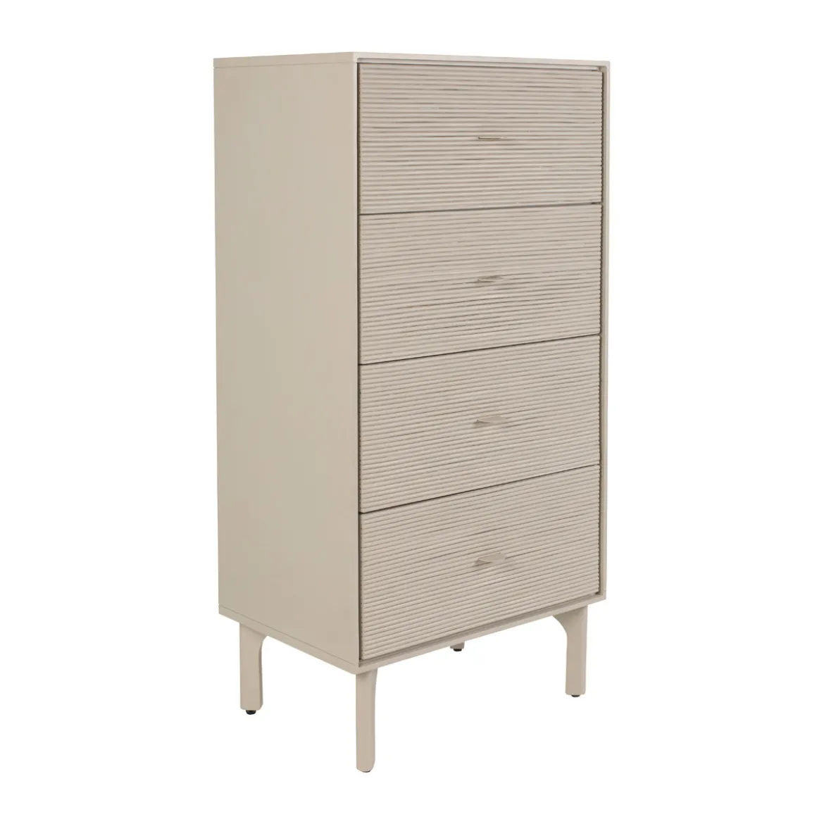Beige ladenkast met ribbels - Zuiver Morning
