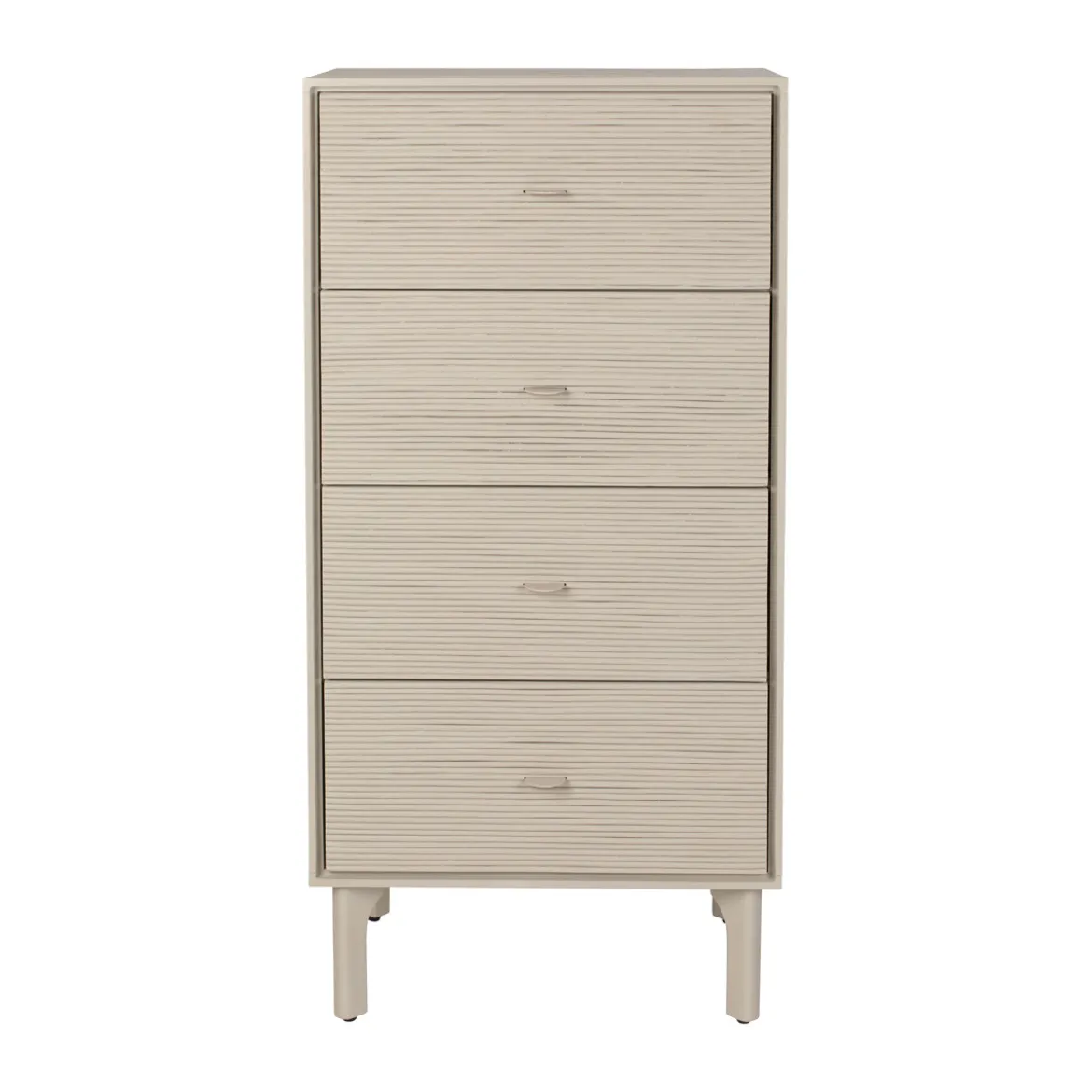 Beige ladenkast met ribbels - Zuiver Morning
