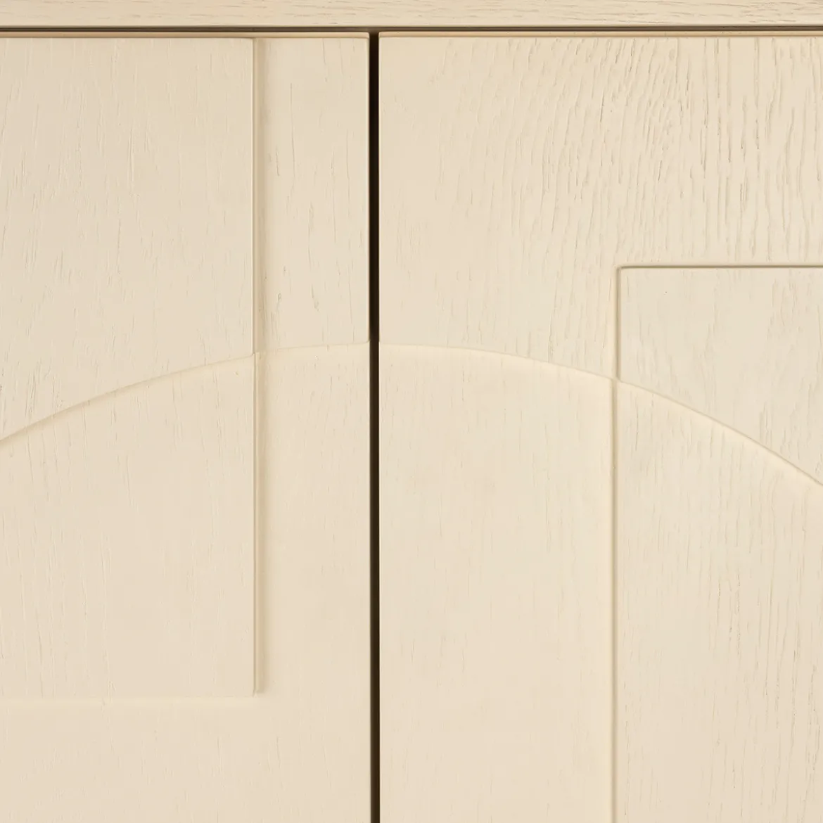 Beige opbergkast hout met patroon - Zuiver Faces