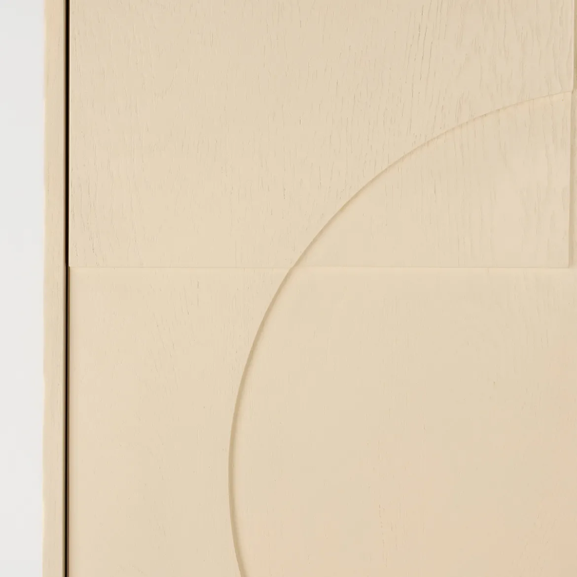 Beige opbergkast hout met patroon - Zuiver Faces