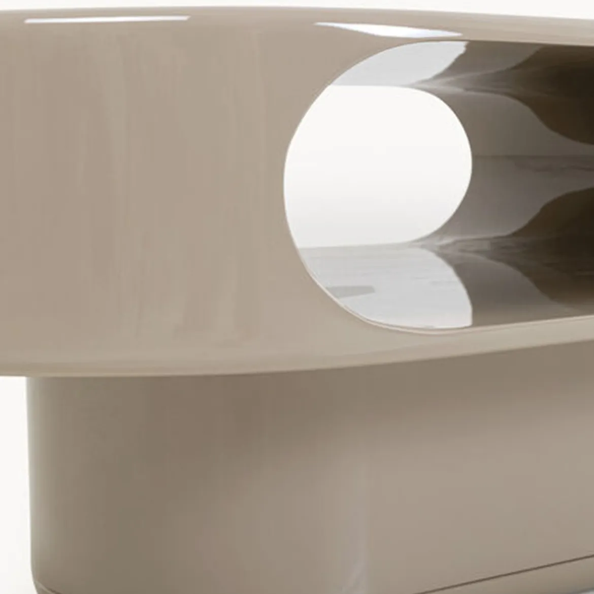 Beige retro salontafel - Kare Design Groove