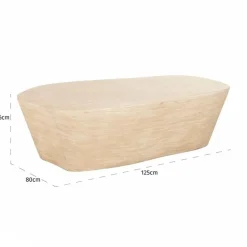 Beige salontafel travertin - Richmond Interiors Fictus