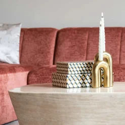 Beige salontafel travertin - Richmond Interiors Fictus