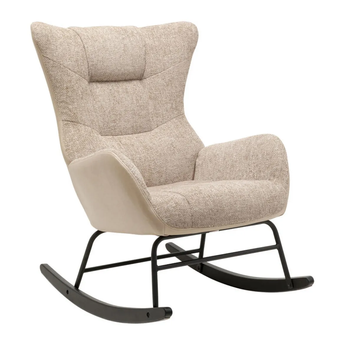 Beige schommelstoel - Kare Design Romeo