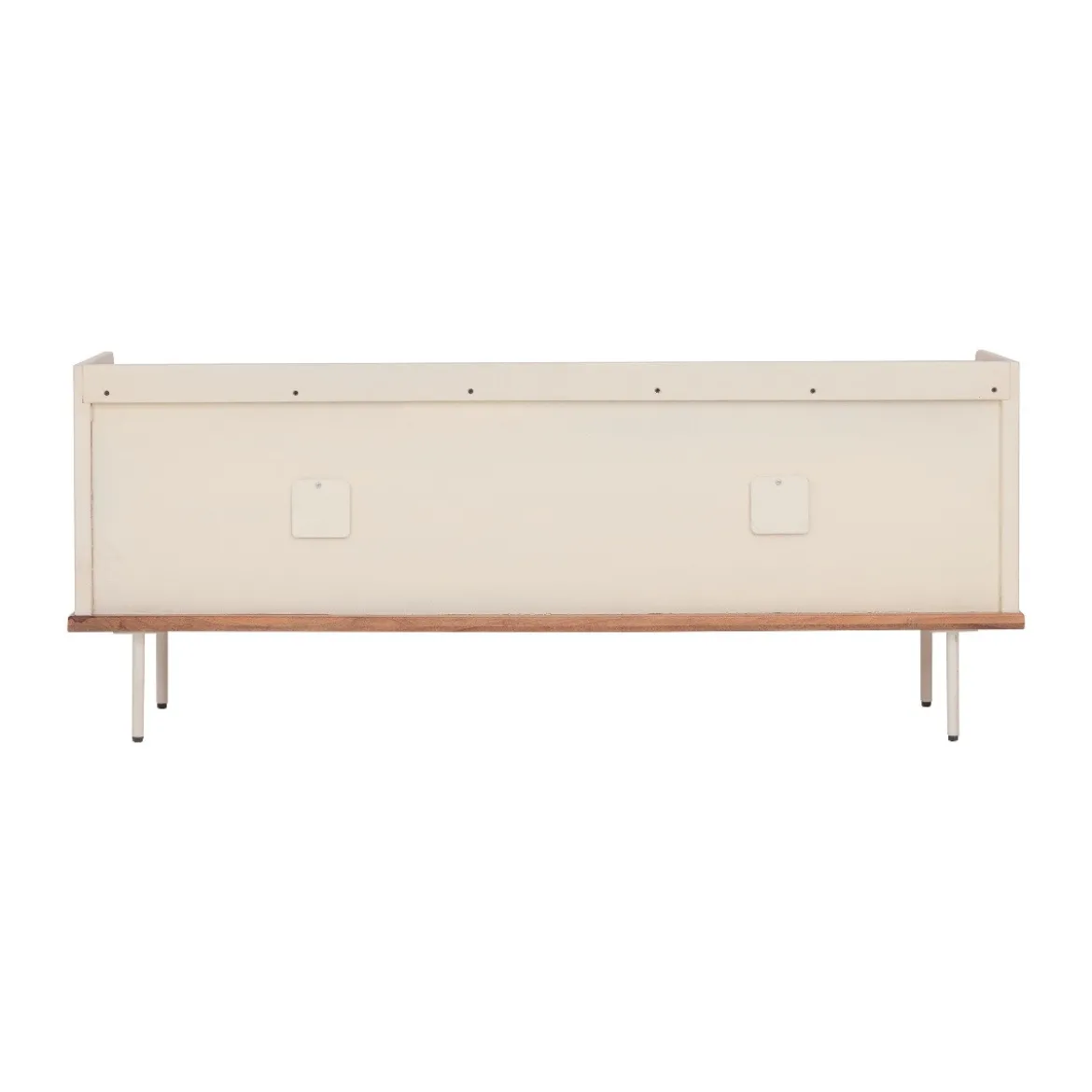 Beige TV meubel met ribbels - Bodio Kaze