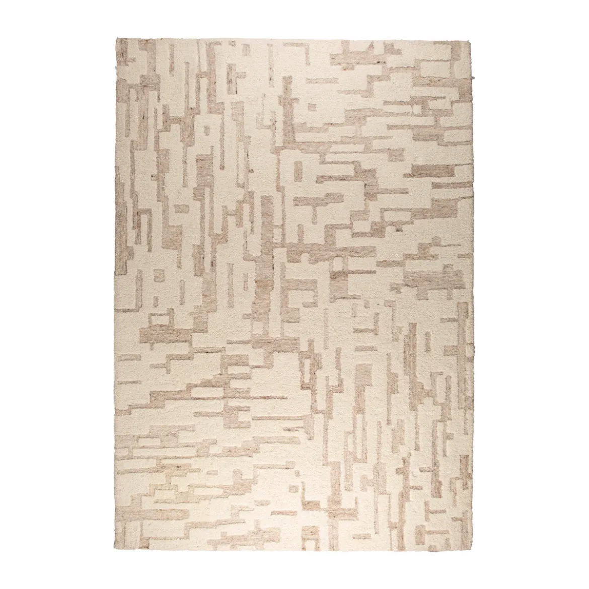 Beige vloerkleed met patroon - Zuiver Hills