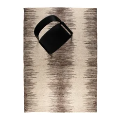 Beige vloerkleed van wol - Dutchbone Rhea
