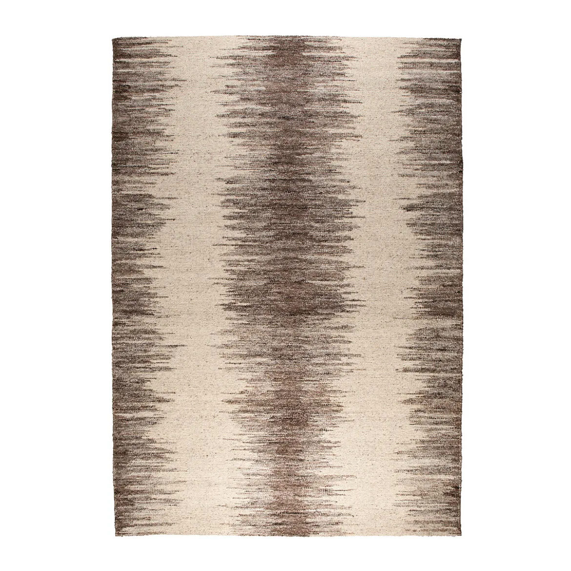 Beige vloerkleed van wol - Dutchbone Rhea