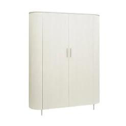 Beige wandkast met ribbels - Tower Living Corbetta