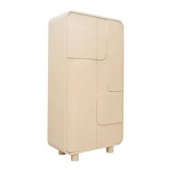 Beige wandkast organisch 100 cm - Tower Living Alviano