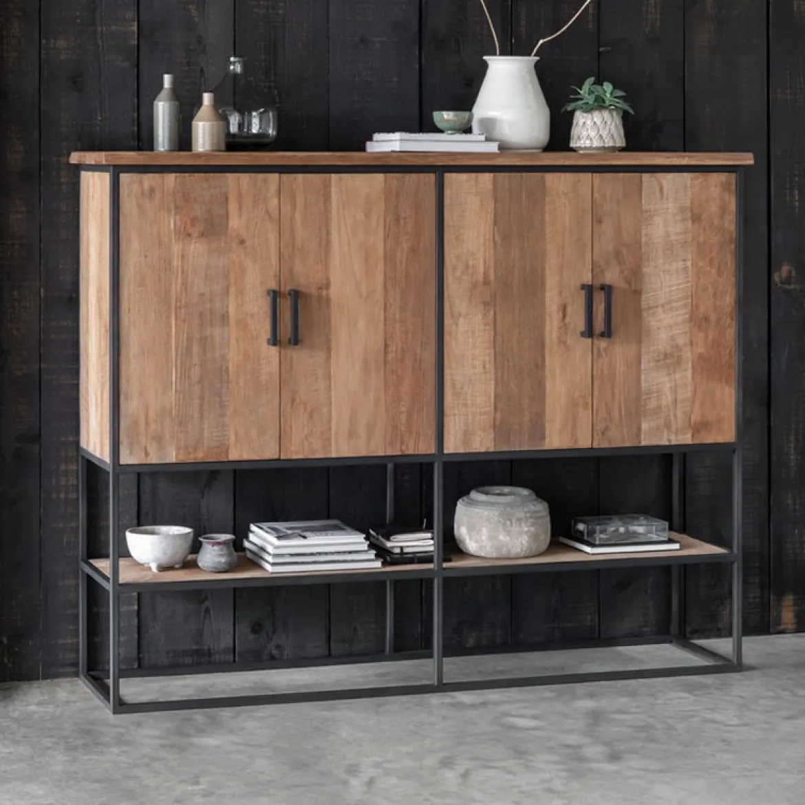 Bergkast teakhout Large - DTP Home Timeless Beam