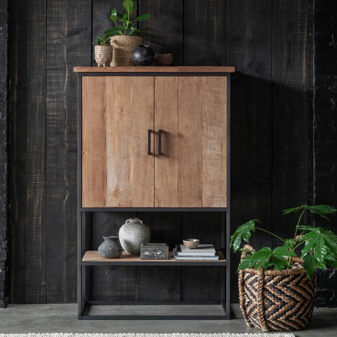 Bergkast teakhout Small - DTP Home Timeless Beam