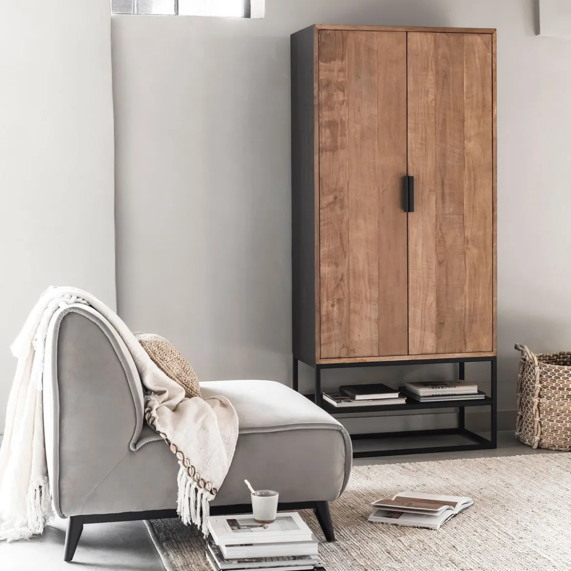 Bergkast van teakhout - DTP Home Cosmo