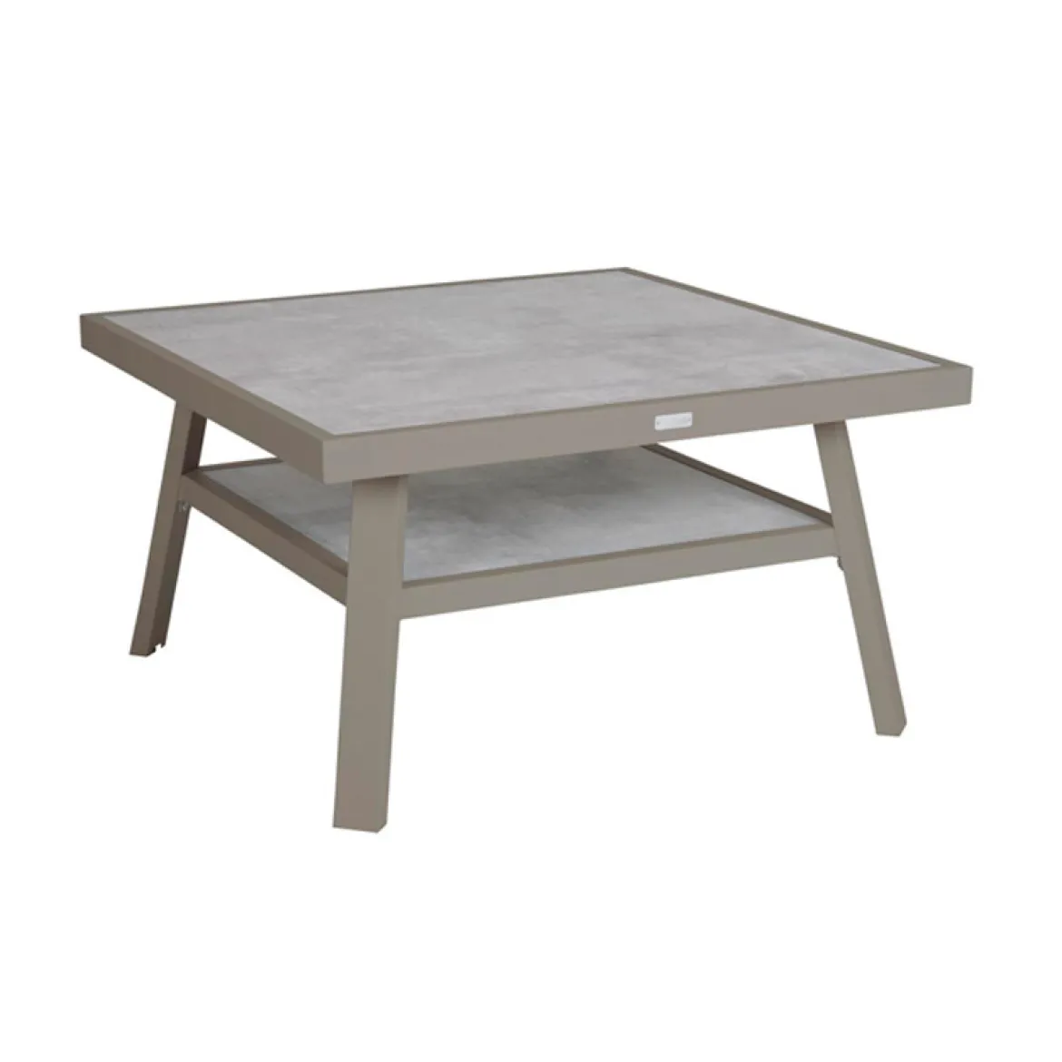 Betonlook tuintafel voor loungeset - Brafab Samvaro