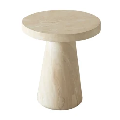 Bijzettafel beige steen - Bodio Zara