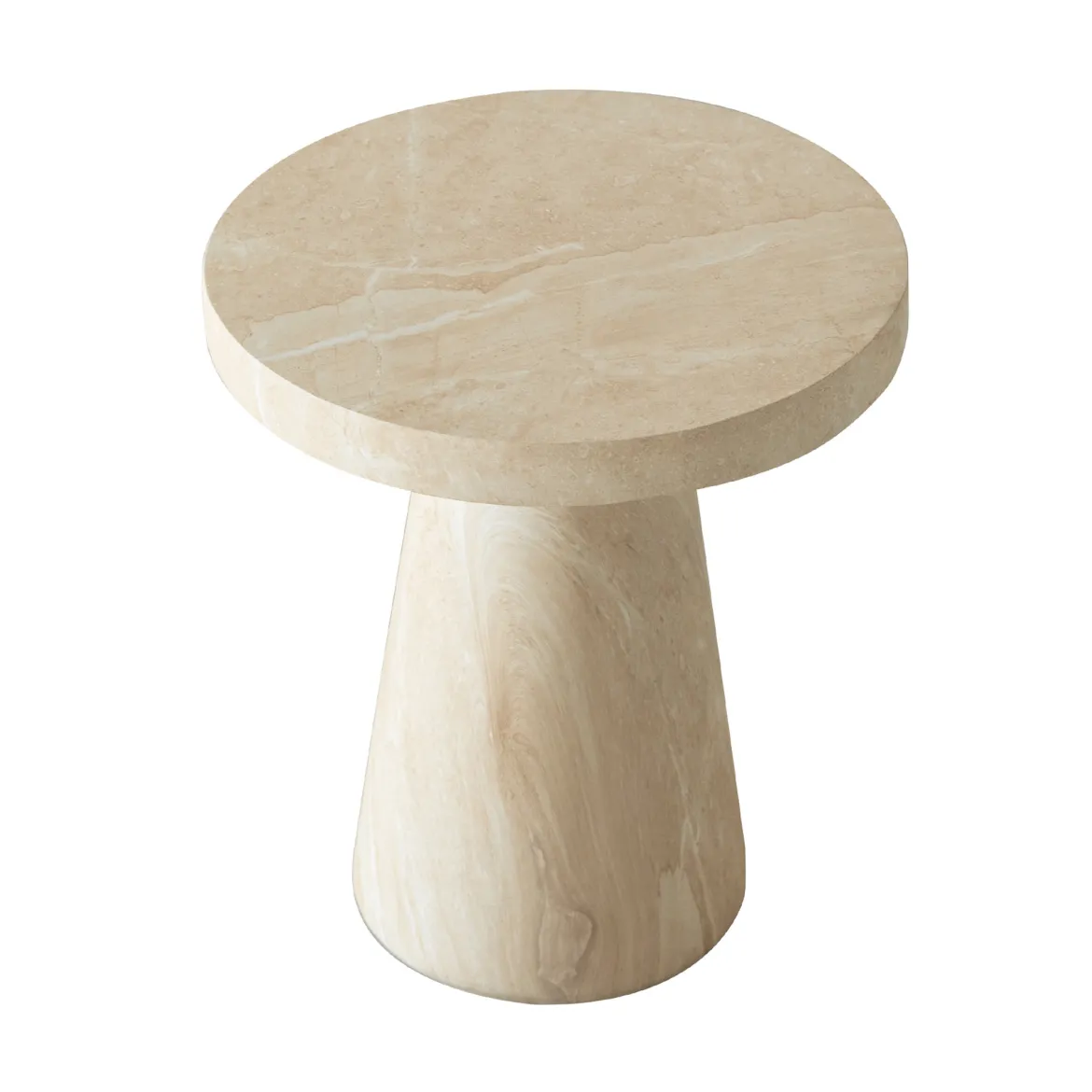 Bijzettafel beige steen - Bodio Zara