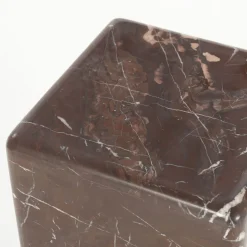 Bijzettafel marmer vierkant - By-Boo Dice