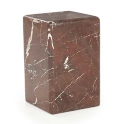 Bijzettafel marmer vierkant - By-Boo Dice