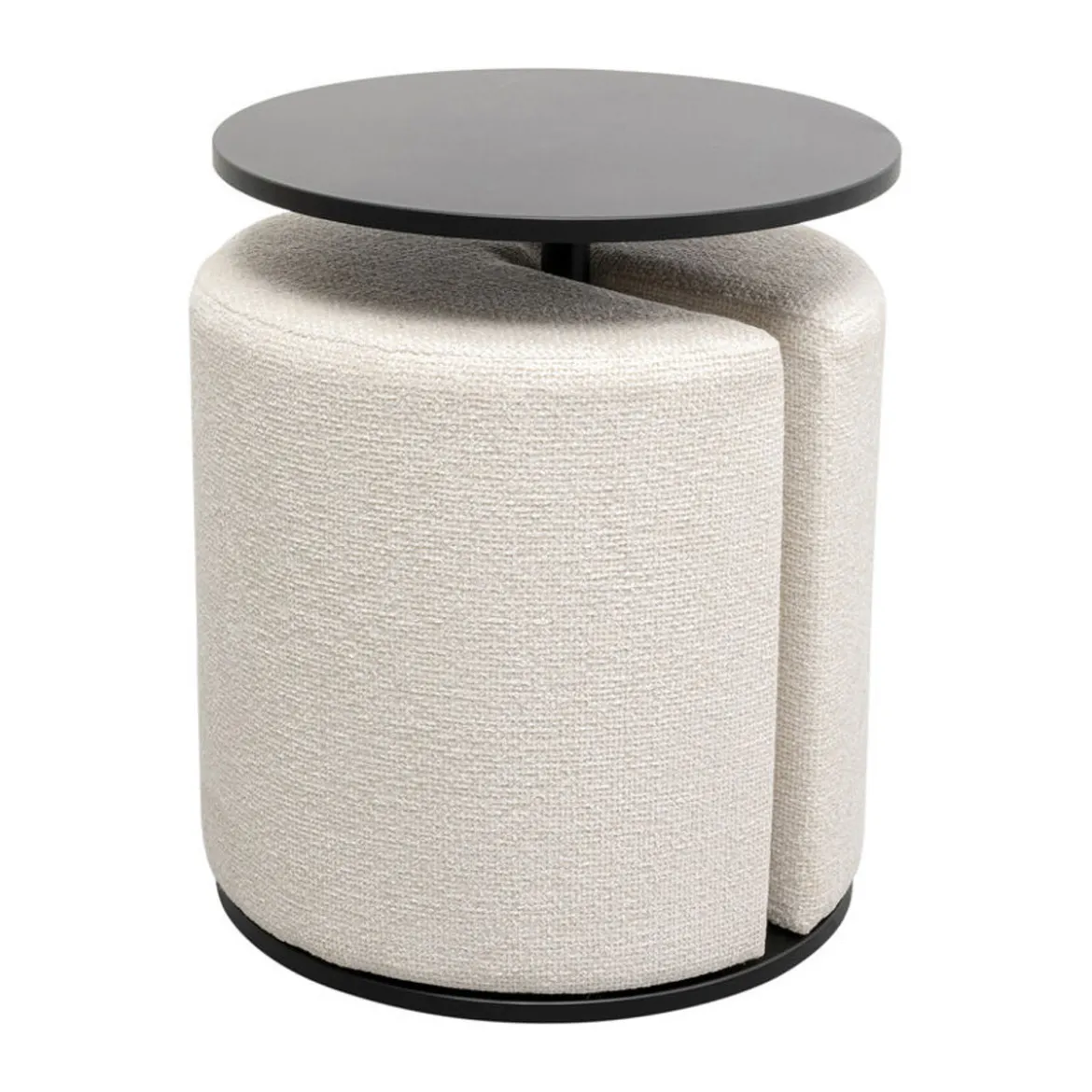 Bijzettafel met ronde poef - Kare Design Better Together