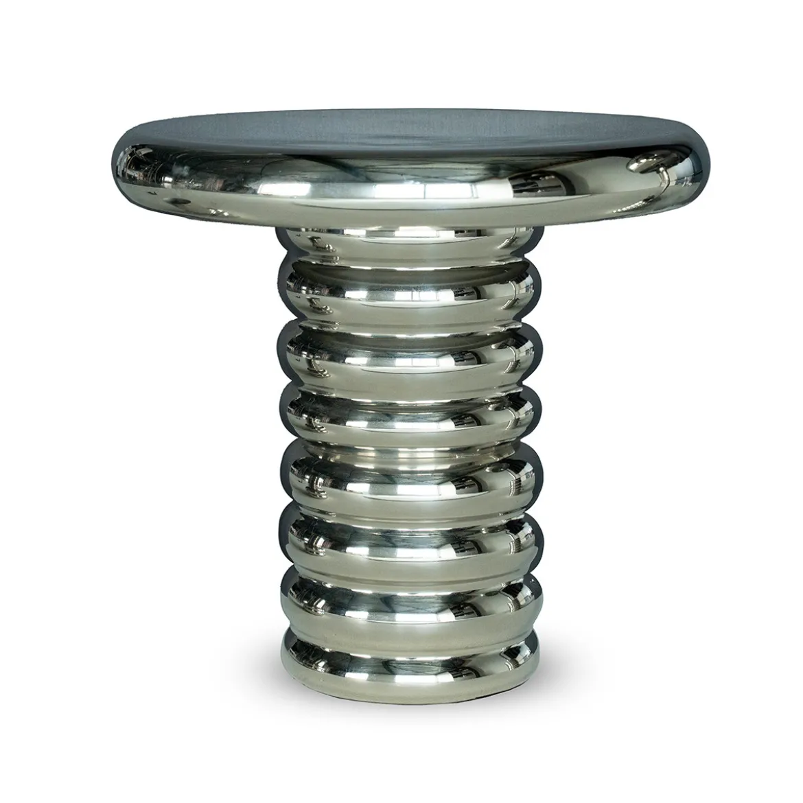 Bijzettafel schroefdesign - By-Boo Chromeo