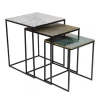 Bijzettafelset metaal - Kare Design Ray