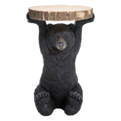 Bijzettafeltje zwarte beer - Kare Design Animal