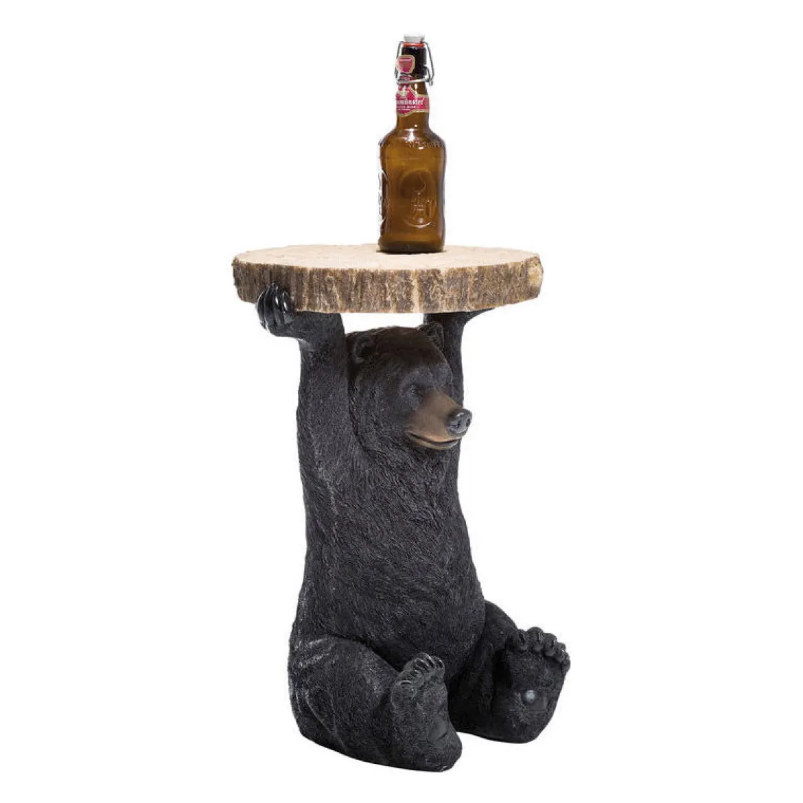 Bijzettafeltje zwarte beer - Kare Design Animal
