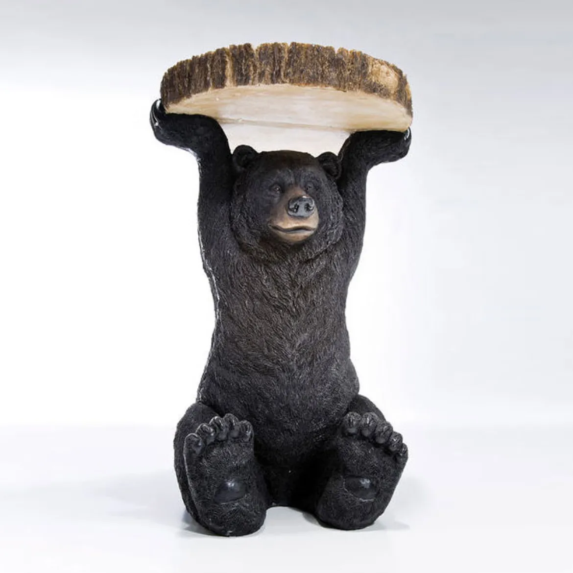 Bijzettafeltje zwarte beer - Kare Design Animal