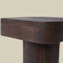 Bijzettafel van donker hout - Bodio Danny
