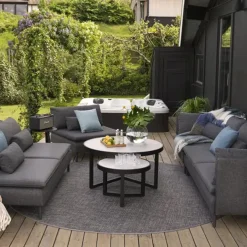 Bijzettafel voor buiten betonlook - Brafab Itonda