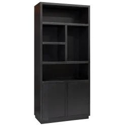 Boekenkast zwart eiken - Richmond Interiors Oakura