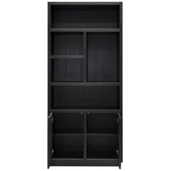 Boekenkast zwart eiken - Richmond Interiors Oakura