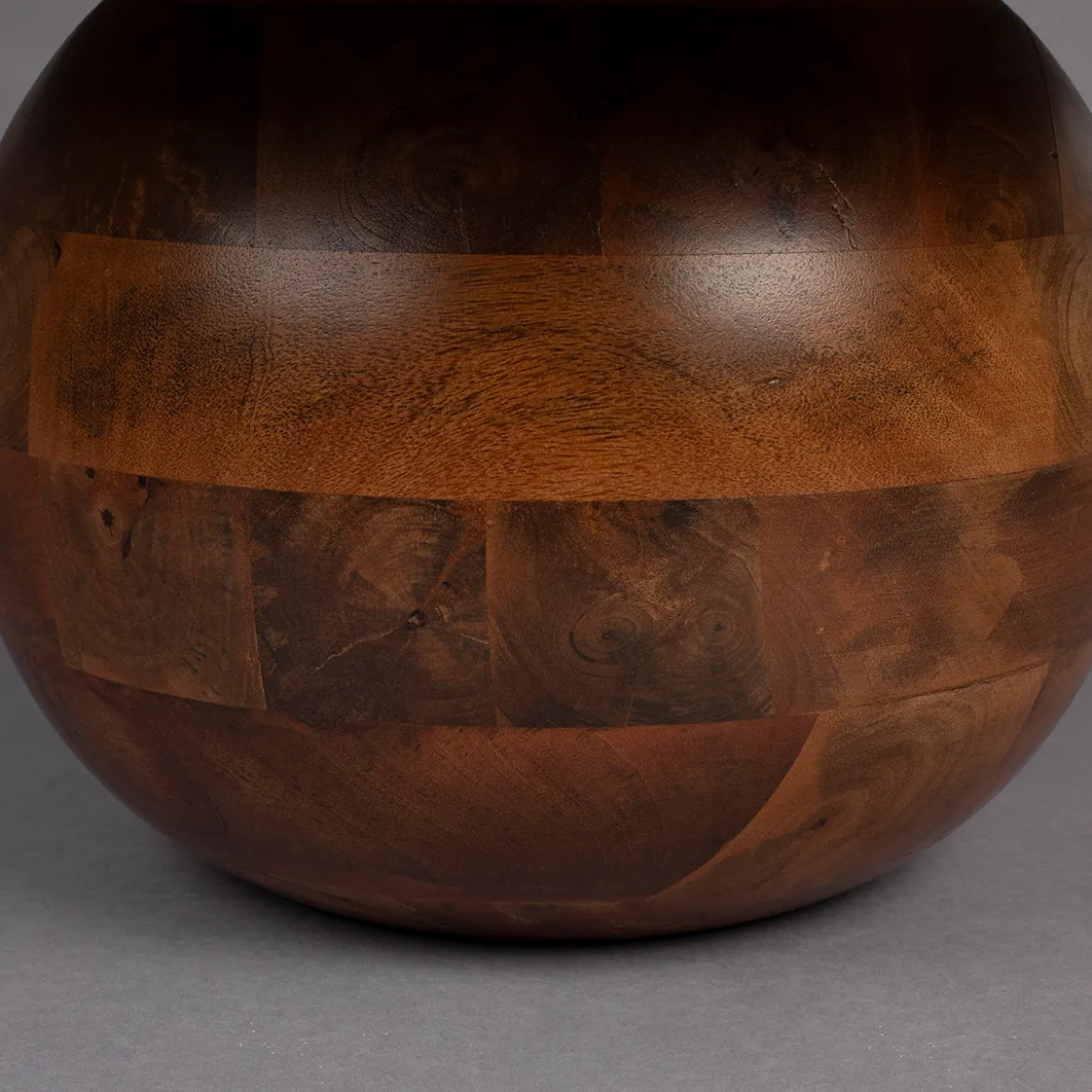 Bolvorm salontafel van hout - Dutchbone Oblivian